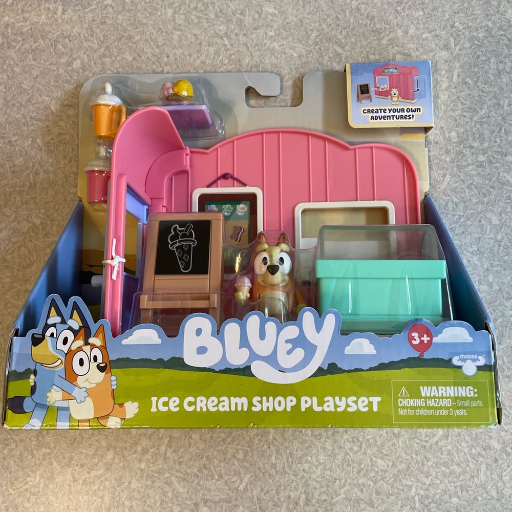 Bluey Ice Cream Shop Playset